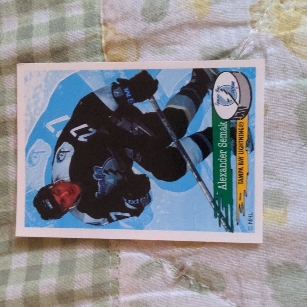 10 for $20 Alexander Semak 1995-96 Tampa Bay Lightning #127 NHL Hockey Sticker